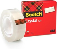 Klebeband Transparent 19Mm X 33M Scotch Crystal, Klebebandrolle, Bastelbedarf
