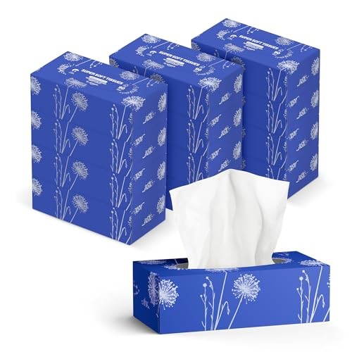 Mouchoirs en papier pour toute la famille - Lot de 12 boîtes pour salon et bureau