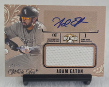 2014 Triple Threads Unity Auto Jumbo Relic Adam Eaton Sepia /75 White Sox