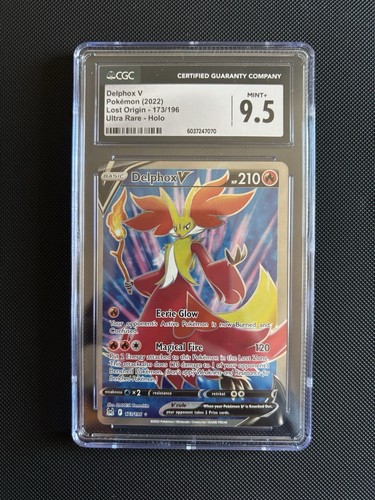 Delphox V graded CGC 9.5 for sale on eBay