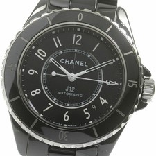 【Watch】CHANEL H5697 Black Ceramic Date Automatic Men's Watch Used From Japan