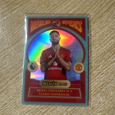 Bruno Fernandes Merlin Speaks MS-13 Manchester United Topps Merlin 2025/26