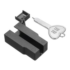 1pcs Port Blocker Locking USB Port/Dust PC Blocker with Coded Key,Black