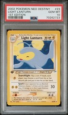2002 POKEMON NEO DESTINY 1ST EDITION #23 LIGHT LANTURN PSA 10 on eBay