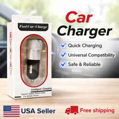 US Dual Port USB Car Cigarette Charger Lighter Adapter LED 5V/3.1A For All Phone