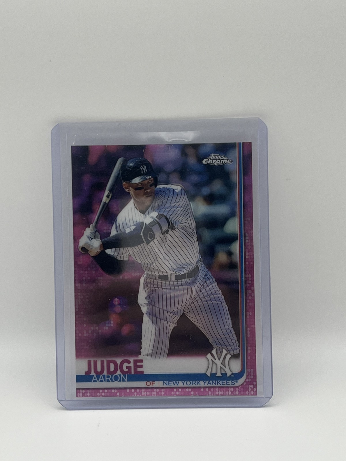 2019 Topps Chrome - Aaron Judge #100 Pink Refractor