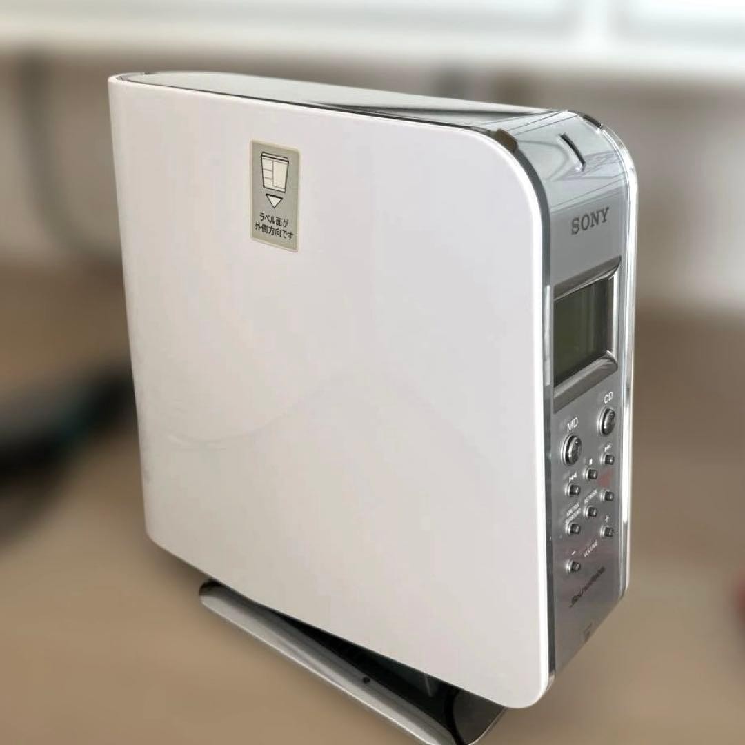 SONY  CD/MD ミニコンポ LAM-Z05 Net MDデスクトップオーディオシステム 2005年製 ソニー  ☆ PayPay(ペイペイ)決済可能 ☆ 札幌市 清田区 平岡 Sony LAM-Z05 Net MD Desktop Audio Minidisc CD player Working