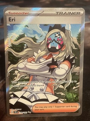 Eri 199/162 Temporal Forces Holo Full Art Ultra Rare Trainer NM-MT Condition