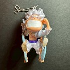 E591 One Piece Luffy Gear 5 Mini Figure Keychain 3" Banpresto Japan
