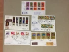 Five israel registered fdc with sets of five stamps