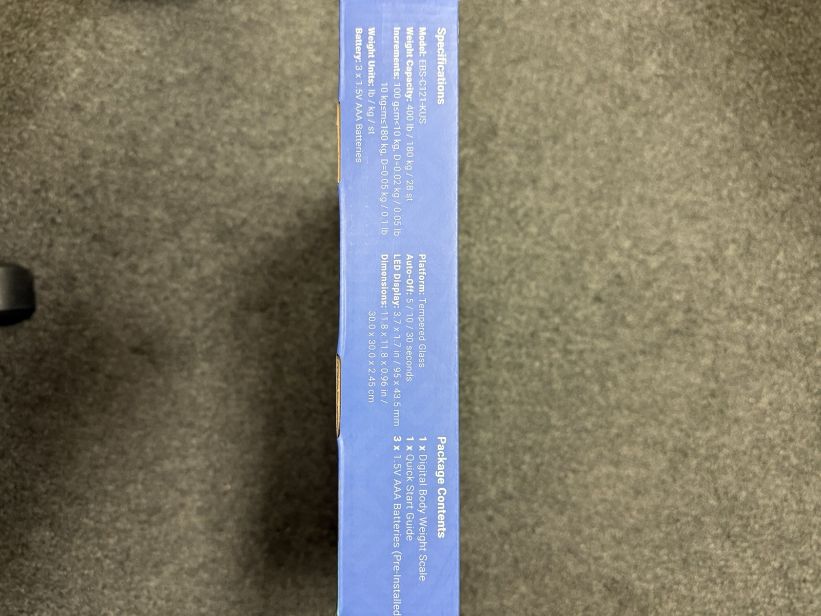 Etekcity Scale for Body Weight, Digital Bathroom Scales People,EBS-C121-KUS