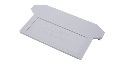 43 Stück Phoenix-Contact D-URK-ND Abschlussdeckel 0701121 36,1mmx2,5mmx64mm grau