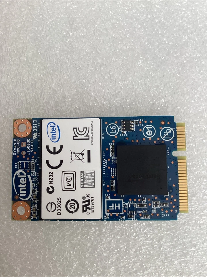 717352-001 HP 180GB MLC SATA 6Gbps mSATA Solid State Drive SSDMCEAC180B3H 731993 - Image 2 of 3