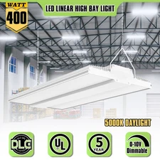 400W LED Linear High Bay Light Commercial Warehouse Shop Light Fixtures 60000lm