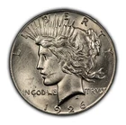 1926 $1 Silver Peace Dollar - BU Semi Key Date - SKU-D4897