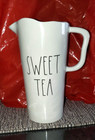 Rae Dunn Melamine SWEET TEA Pitcher PLUS 2 Tumbler Cups LEMONADE
