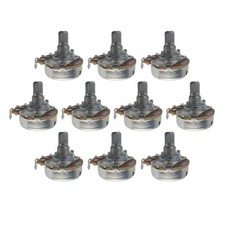 10x A250K Big Size Guitar Bass Pots Potentiometer Short Shaft Audio Tone Control