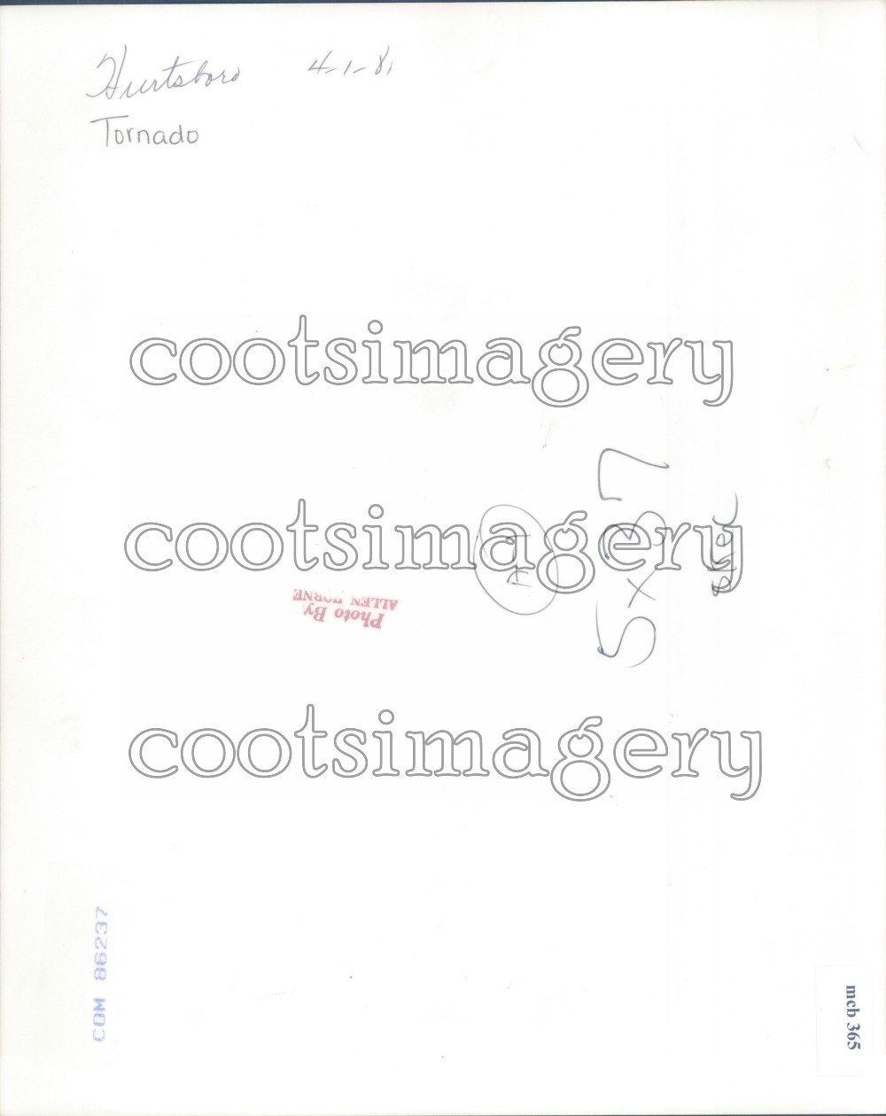 1981 Tornado Damaged Home Hurtsboro Alabama Press Photo eBay