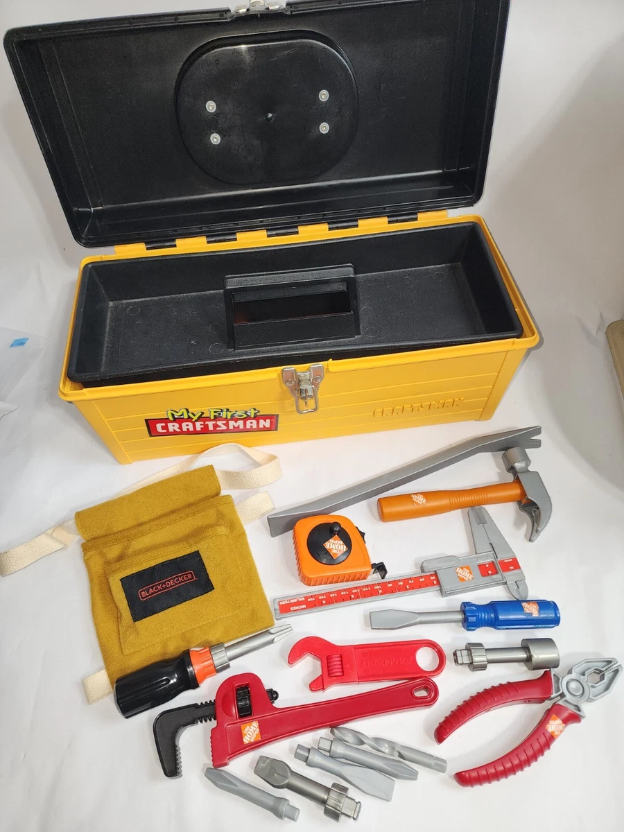 Black and Decker Jr Mega Tool Set Includes Over 40 Tools and