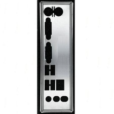 Protezione I/O per scheda madre ASRock G31M-S & 960GC-GS FX backplate IO