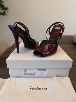 NEW, Saint Laurent La Scandale Heels Sandals, Size 39