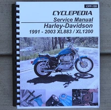 1991-2003 Harley Davidson Sportster XL 883 1200 SERVICE & REPAIR MANUAL