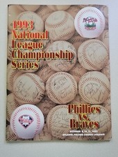 1993 National League Championship Series Phillips Vs Braves Magazine