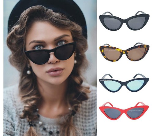 Occhiali da sole donna uomo occhi di gatto Cat Eye woman occhiale vintage  occhio | eBay