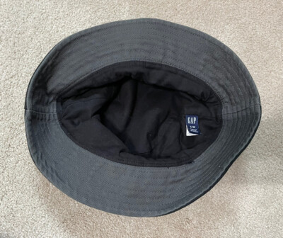 Vintage Gap black bucket hat Gap Bucket Hat Vintage S/M Black Cotton Small/Medium GAP  main image 2