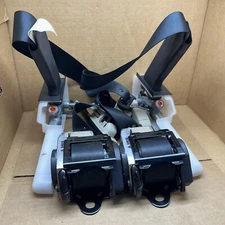 2009-2013 Rogue Front Seat Belt Seatbelt Retractor Set Pair Black Left Right