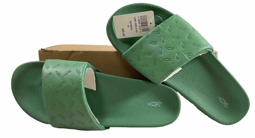 CARROTS Logo Embossed Slide Sandals Mens Size 12 Green Champion New In Box