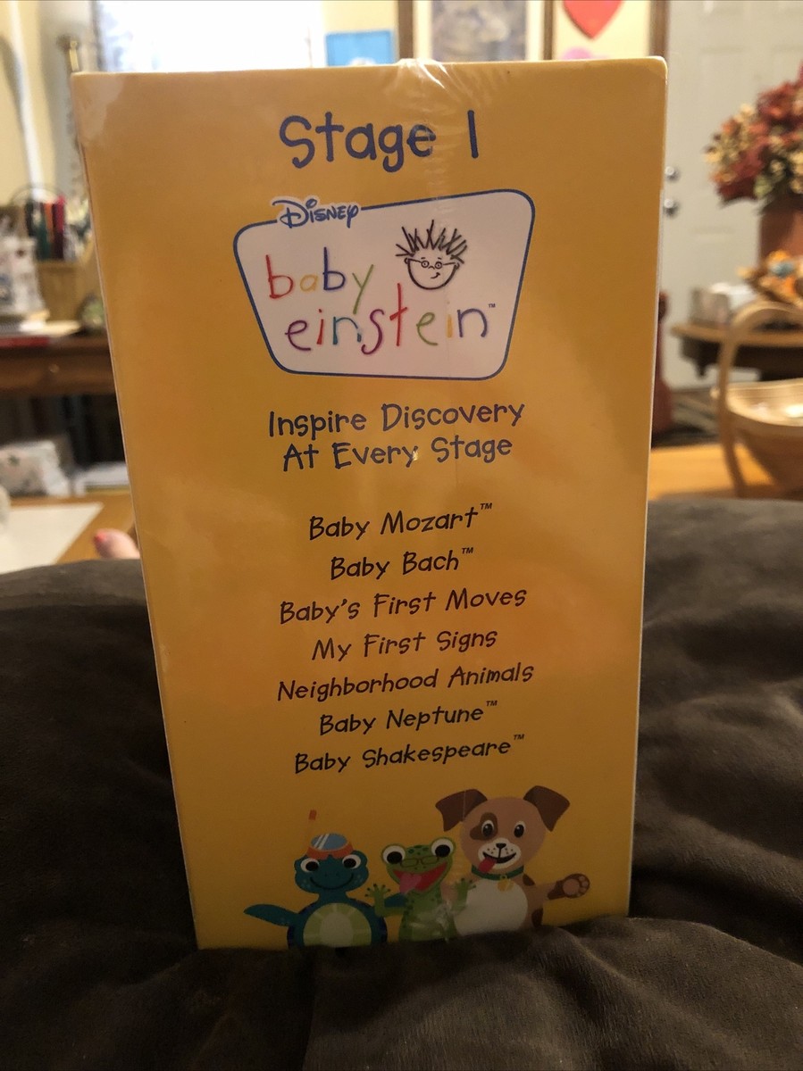 Baby Einstein Stage 1 DVD 7 - Pack (Disney, 2007) Factory Sealed