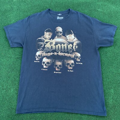 Bone Thugs-N-Harmony Black T-Shirt Men's Size Medium 2016 Ripple Junction