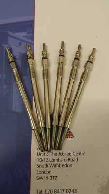 LANDROVER DISCOVERY 3 2.7 TDV6 GLOW PLUGS ENGINE COIL HEATER 1354289X6..