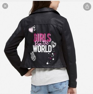 black leather jacket size 20