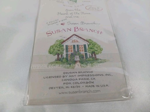 Susan Branch June Father’s Day Colorbok Stickers 2 Sheets Sealed Pack VTG Rare - Picture 4 of 4