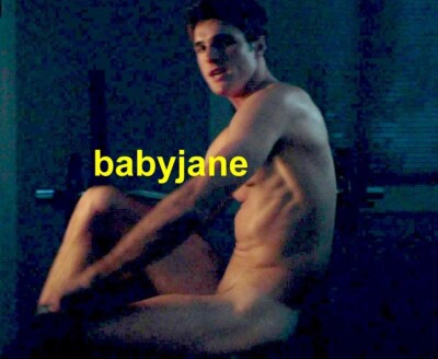 001 JACOB ELORDI EUPHORIA SEXY SIDE VIEW DRESSING BEEFCAKE PHOTO