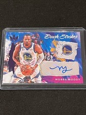 2022-23 Panini Court Kings Moses Moody Brush Strokes Violet 26/35 #BR-MMG