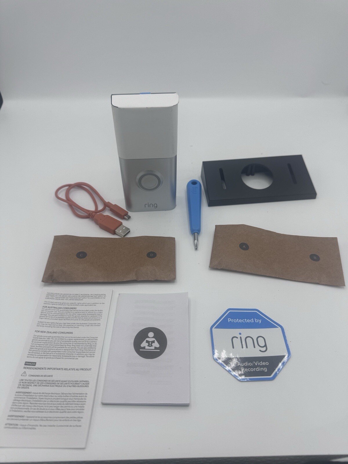 RING Doorbell Pro, Battery (new 2024)Wi-Fi Video Doorbell - NWOB-image