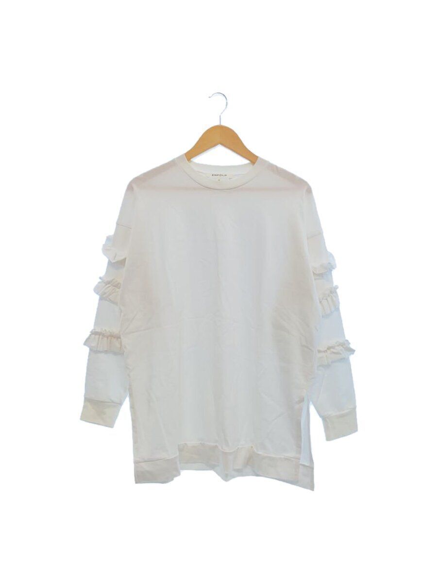 ENFOLD OTHER SCREW-SLEEVE PULLOVER 23SS 38 COTTON WHITE ENFOLD OTHER SCREW-SLEEVE PULLOVER 23SS 38 COTTON WHITE