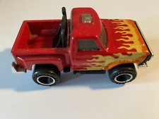 1982 Matchbox Flareside Pickup Truck Red with Flames Rugged Riders Thailand