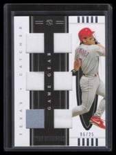 2021 National Treasures Game Gear Materials Sixes 9 Ivan Rodriguez 6 Jersey 6/25