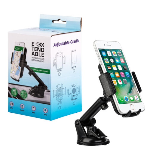 Universal Car Holder Windshield Dashboard Suction Mount Stand For Cell Phone GPS - Afbeelding 1 van 10