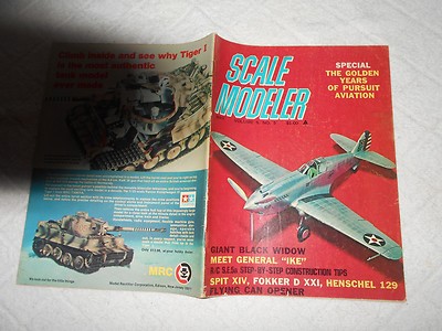 SCALE MODELER Magazine-MAY,1970-GIANT BLACK WIDOW