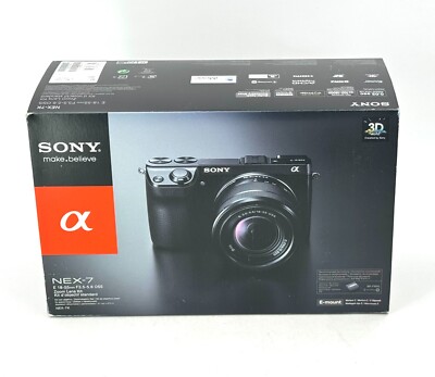 Sony NEX-7 24.3MP Mirrorless Digital Camera 18-55mm Lens LOW SHUTTER COUNT