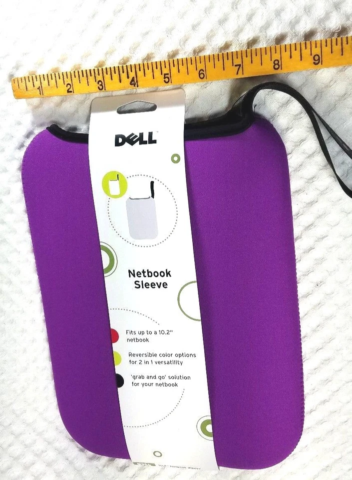 Dell Netbook Sleeve Tablet Cover Kindle 10.2 inch PLUM/Black Purple NEW - Image 3 of 4