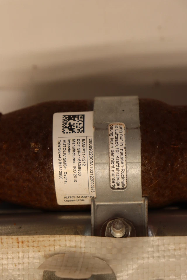 2009 - 2015 宝马 750LI DASH DASHBOARD 右乘客气囊 SR 原始设备制造商 — 第 4/4 张图片