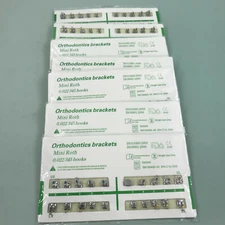 More Dental Orthodontic Brackets Brace Mini Roth 022 Slot 345 hooks Metal FDA