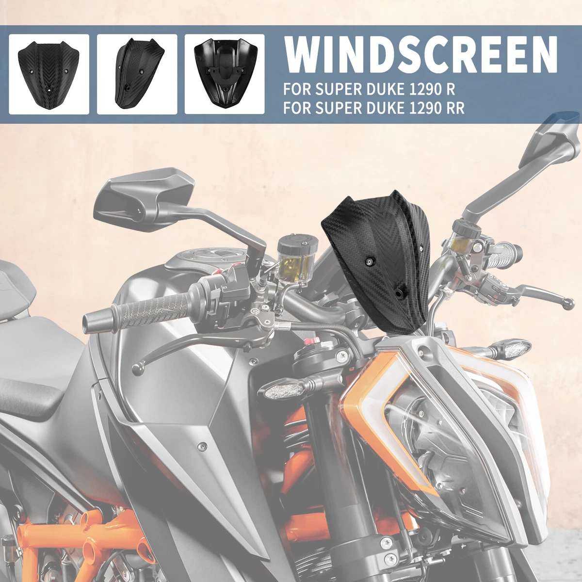 Ktm 1290 super online duke r screen