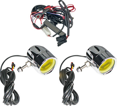 Custom Dynamics Probeam LED Halo Nebel Licht Chrom - Universal #PB-FOG-UNV-YC